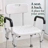 Chair seat, backrest and padded arms