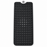 Full black ShowerSafe bath mat